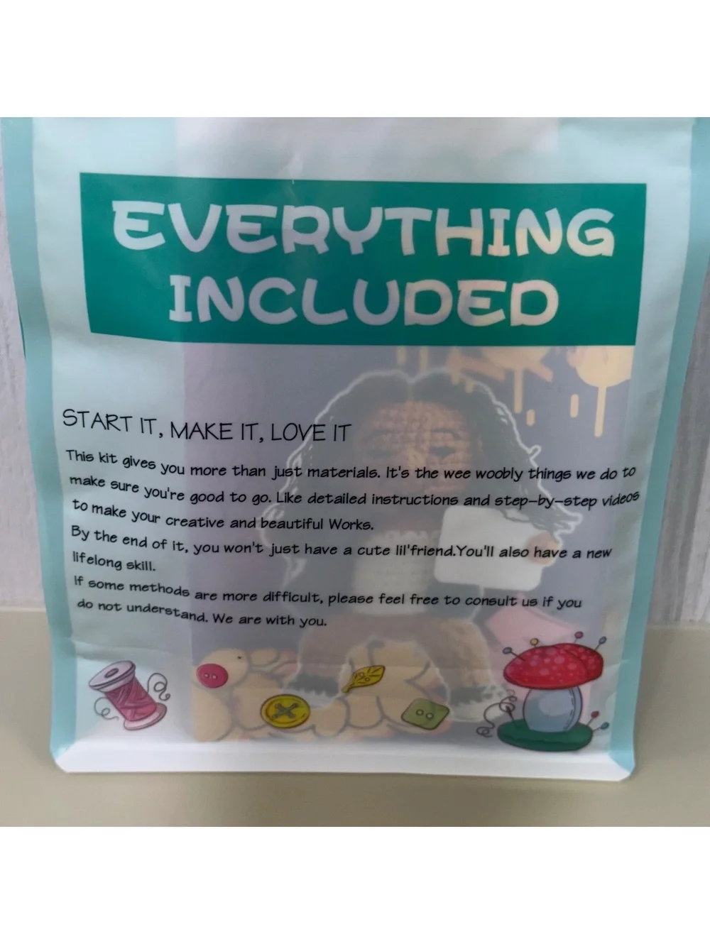 Beginner Crochet Kit Complete DIY Amigurumi Craft Set